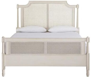 Villandry Bed - Washed Linen, King - Ballard Designs