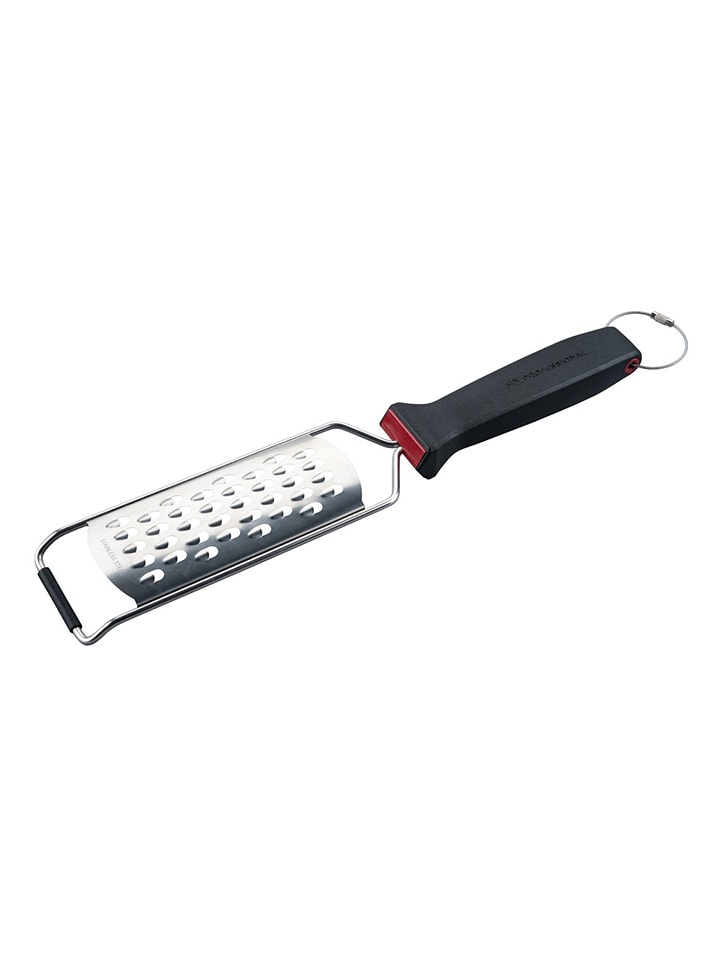 Fackelmann Handreibe "Presist" in Silber/ Schwarz - (L)23 x (B)8 cm - onesize