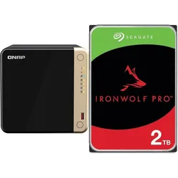 Morele Serwer plików Qnap TS-464-8G + Seagate IronWolf 2TB (ST2000VN003), NAS Zubehör
