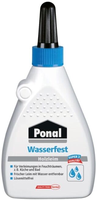 Ponal Super 3 Colle à bois waterproof 120 g flacon (PN15S)