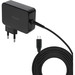 Tooq Technology Cargador Portatil Gan USB-C Pd 90w Negro (90 W), USB Ladegerät, Schwarz