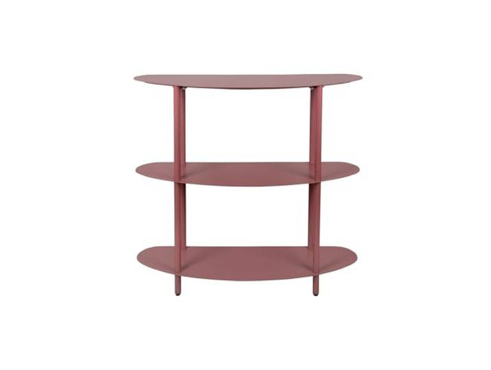 Leitmotiv Konsolentisch Riqueza - Bordeaux - 90x28x82cm Sonstiges - Modern - Metall - Couchtisch - Sofatisch - Kleiner Tisch für Wohnzimmer & Schlafzimmer