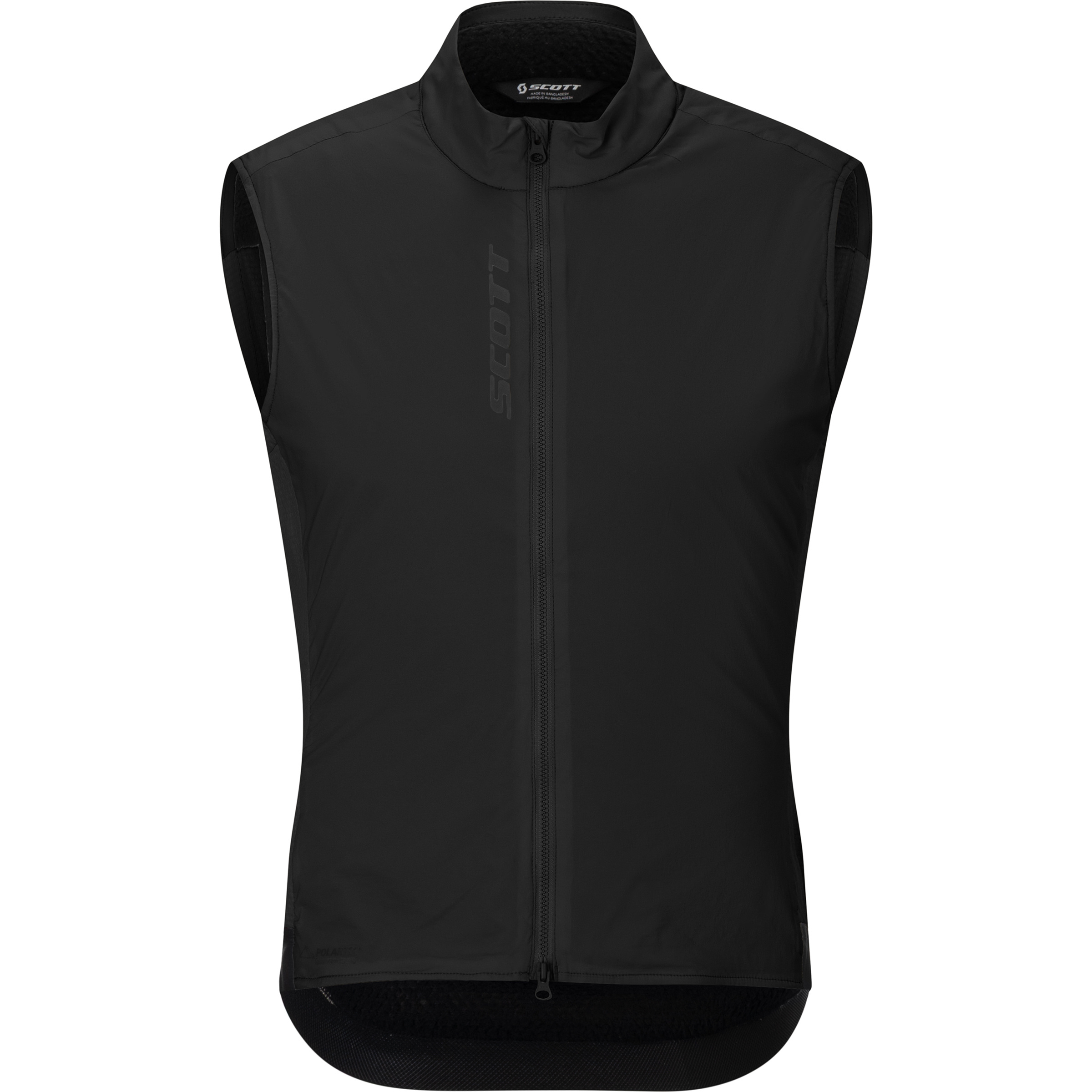 Scott Pro Warm Alpha Weste Herren Fleecewesten schwarz Größe S Rennrad | Gravel Windabweisend Polartec