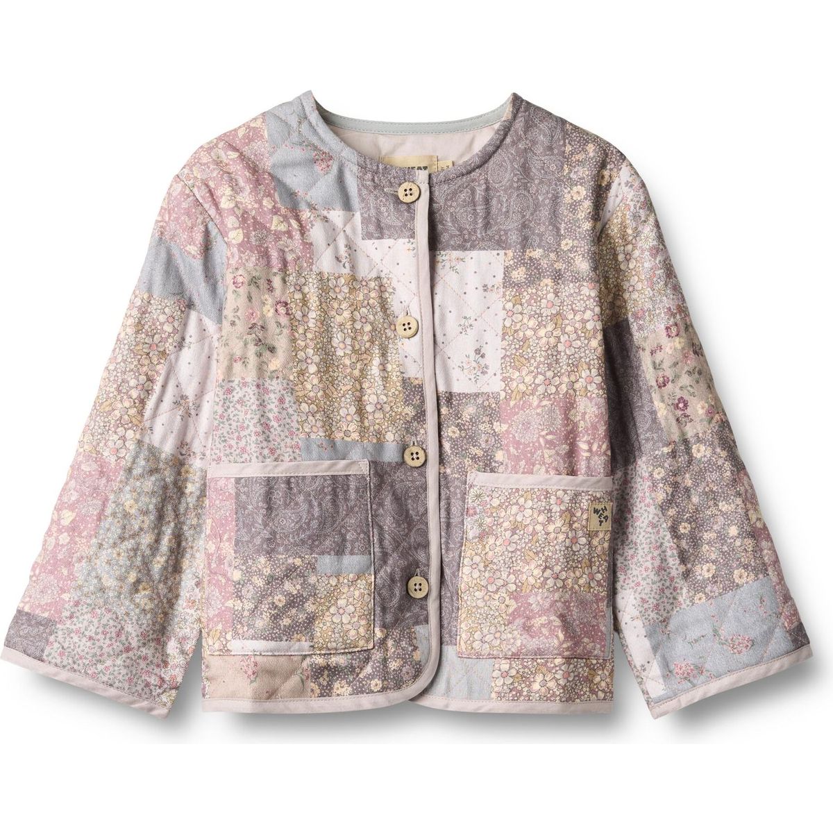 Wheat Quilt Jacket Ima patchwork flowers (9618) 104 0694-218-9618-104/4y
