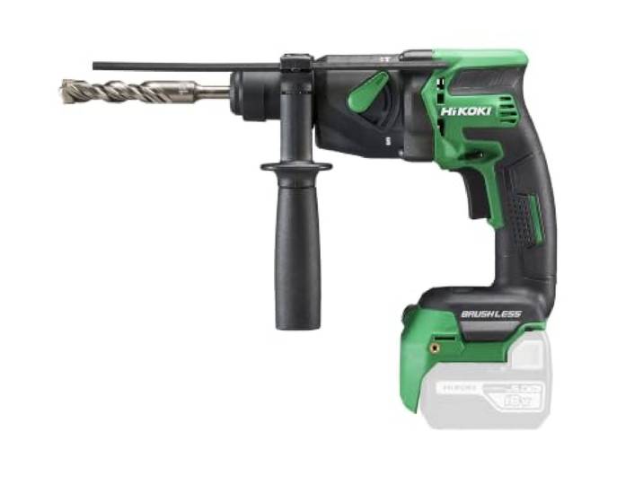 HiKOKI Perforateur Sans Fil SDS-Plus 18 V Brushless DH18DPBW2Z Perforateur SDS-plus 18 V compact 1\,3 J avec moteur sans charbon\, sécurité RFC et coffret empilable HitCase
