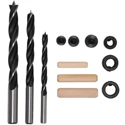Holzdübel-Bohrer-Satz | 6 - 10 mm | 43-tlg.