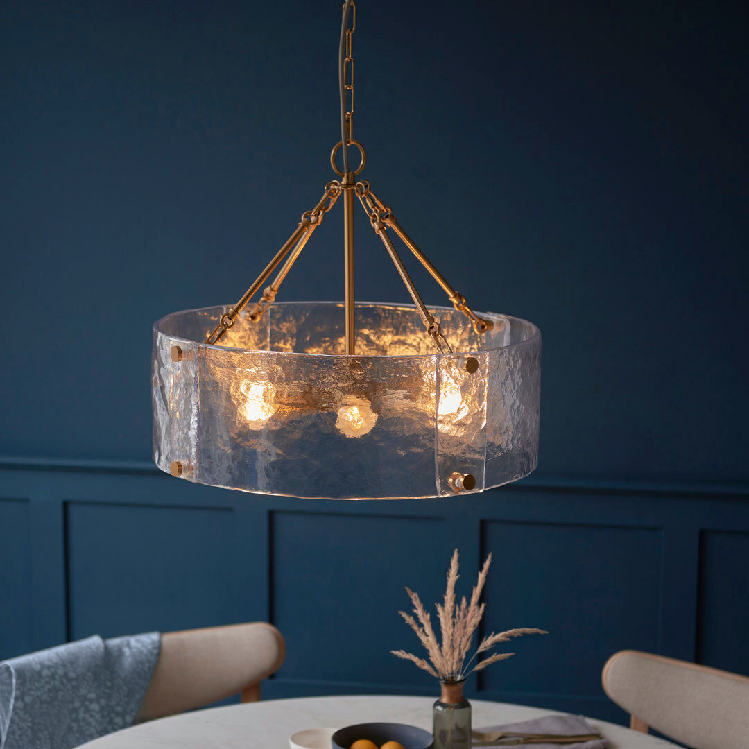 Fairmont Park Kallie 6-Light Chandelier Brushed Brass 37.5cm H x 52cm W x 52cm D