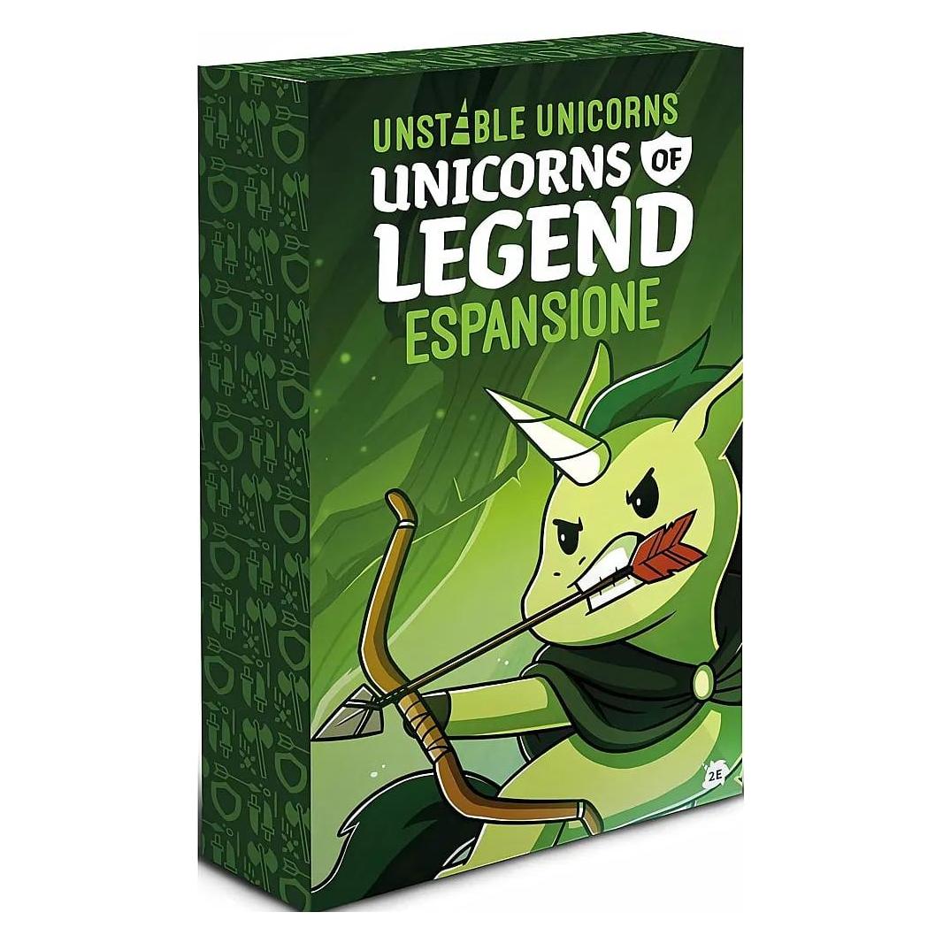 Asmodée Unstable Unicorns - Unicorns of Legend (Pack Espansione) (Italienisch) (8575)