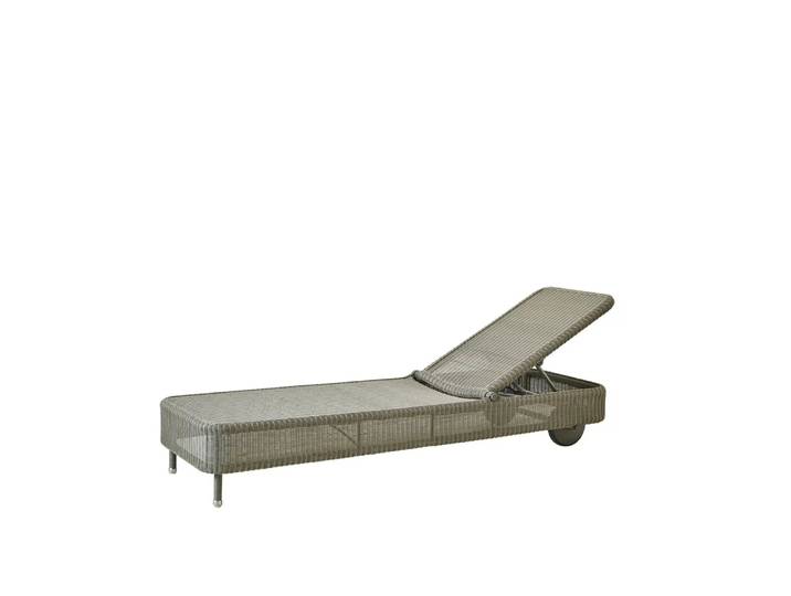 Cane-line Chaise longue Presley weave Taupe