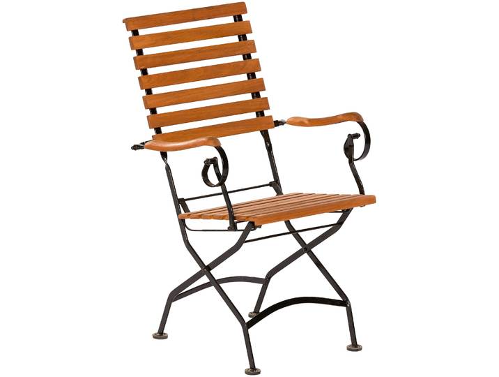 Gartensessel MERXX, braun, B:58cm H:94,5cm T:66cm, Sessel, Gartensessel, Eukalyptusholz, klappbar, braun