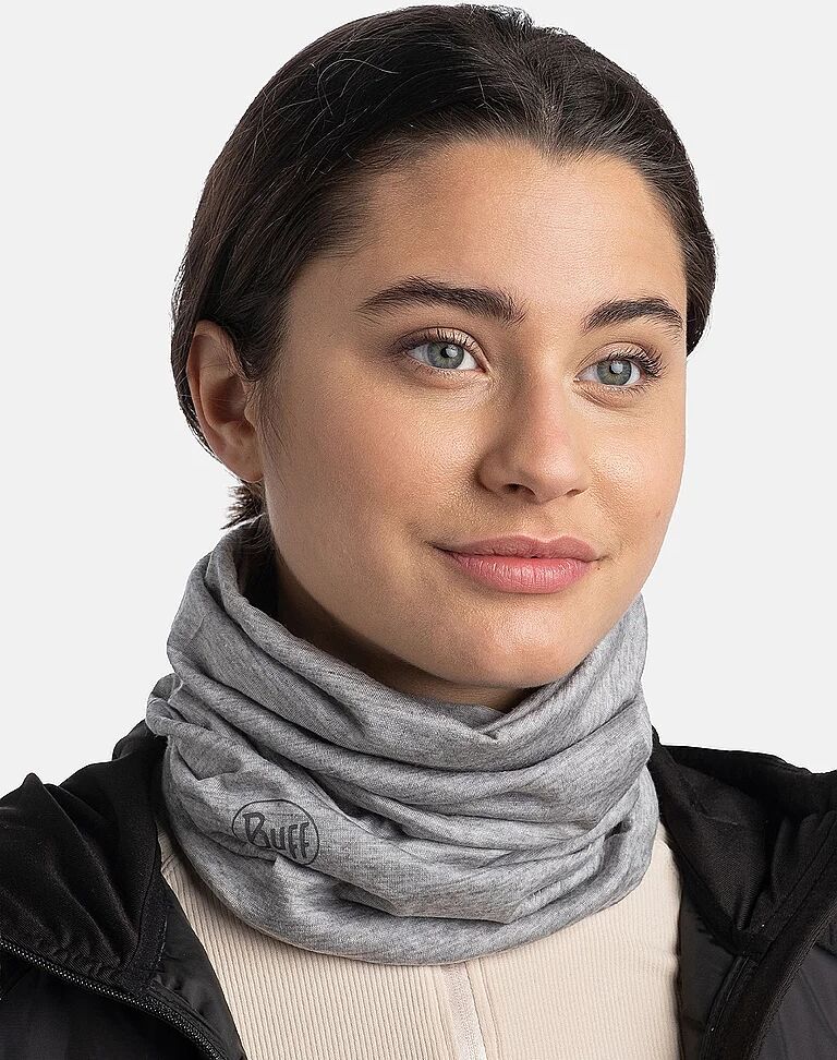 BUFF Multifunktionstuch Lightweight Merino Wool hellgrau B