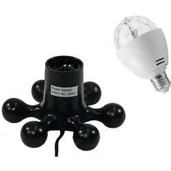 EUROLITE Set LED BC-1 RGB + Hexopus Fassung schwarz