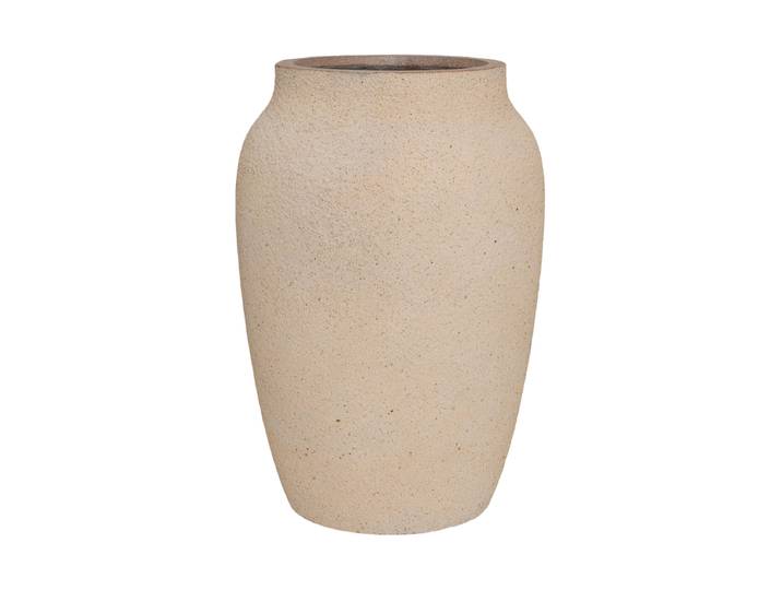Hochwertiger In-/Outdoor Blumentopf „Mediterranean Hera“ Sahara Sand Pottery Pots