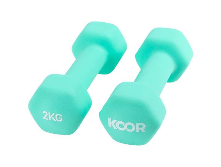 KOOR Hantel-Set Alli Mint 2x2 kg - Hantel