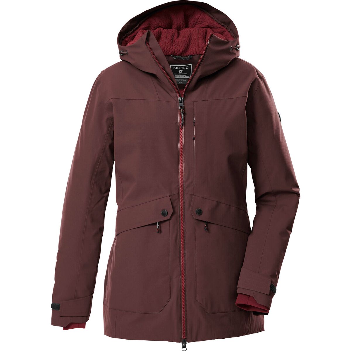 killtec KOW 16 Women Parka dunkelweinrot (00447) 46 43310-000-00447-46