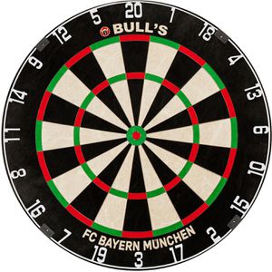 Bulls Dartscheibe Bristle Board FC Bayern München, aus Sisal, für Steeldarts