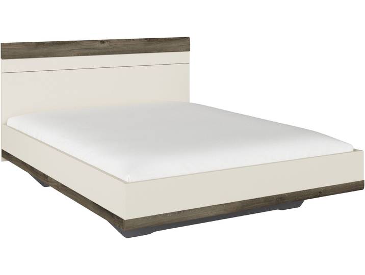 rauch Bett Doppelbett Holzbett SAJO mit Farb-Absetzungen in komfortabler Sitzhöhe MADE IN GERMANY