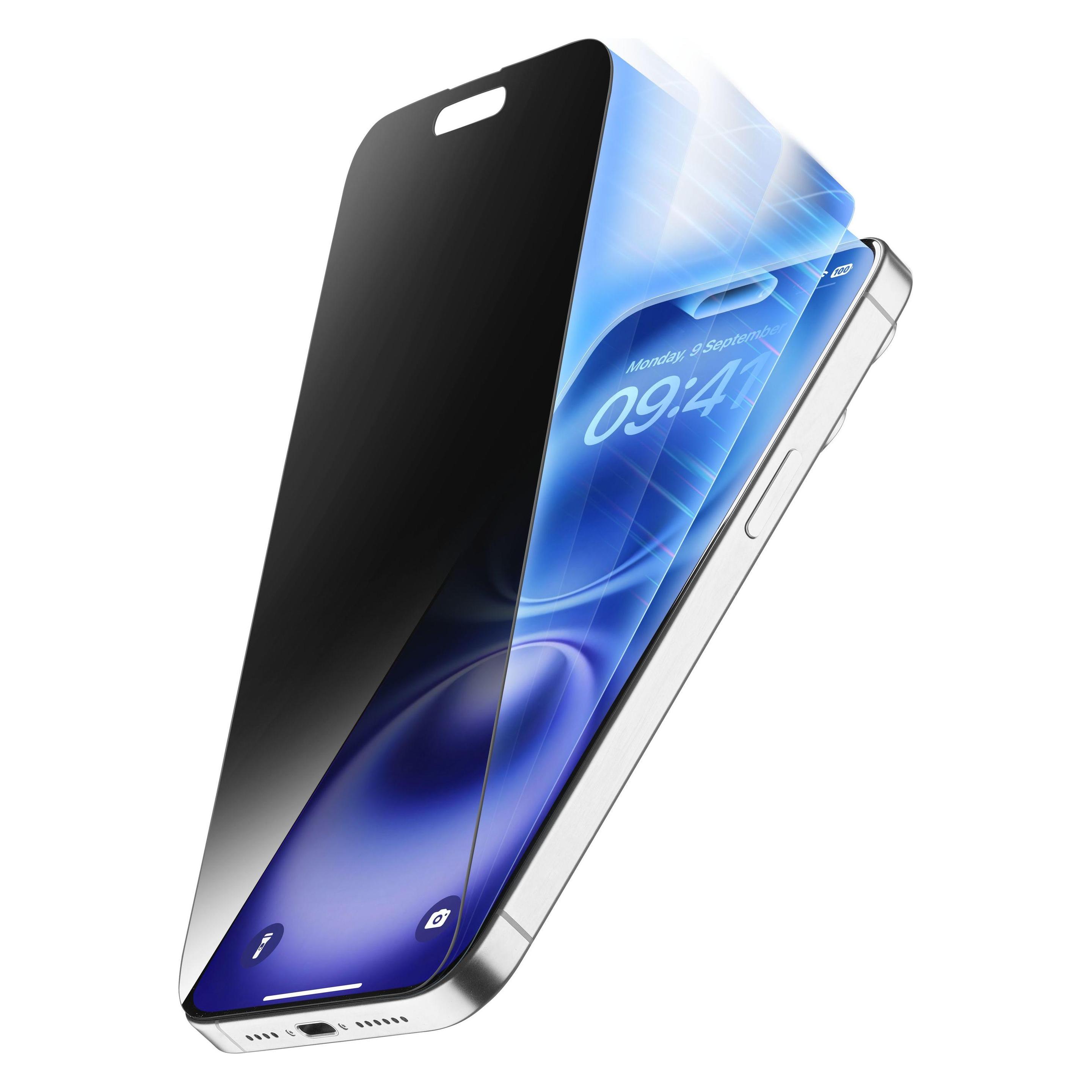 Cellularline Top Secret Glass Eclipse (Apple iPhone 16 Plus) (60891)