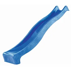 Karibu Wellenrutsche 3 m  blau Spielrutsche Kinderrutsche Wasserrutsche