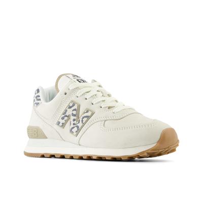 Sneaker NEW BALANCE "WL574" Gr. 41, beige (sanftes weiß), Schuhe, Damen, 41, Leder, Textil, Sneaker