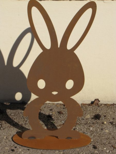 Ferrum Art Design Edelrost Stripfiguur Konijn