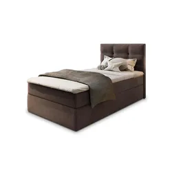 MASSENO Boxbett mit Bettkasten  ¦ braun ¦ Maße (cm): B: 100 H: 98