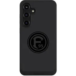 Nivocase Handyhülle für Samsung Galaxy S25+ Hülle NIVOpure Case Schwarz F95 Fortuna Düsseldorf Logo (Samsung Galaxy S25+), Smartphone Hülle, Schwarz