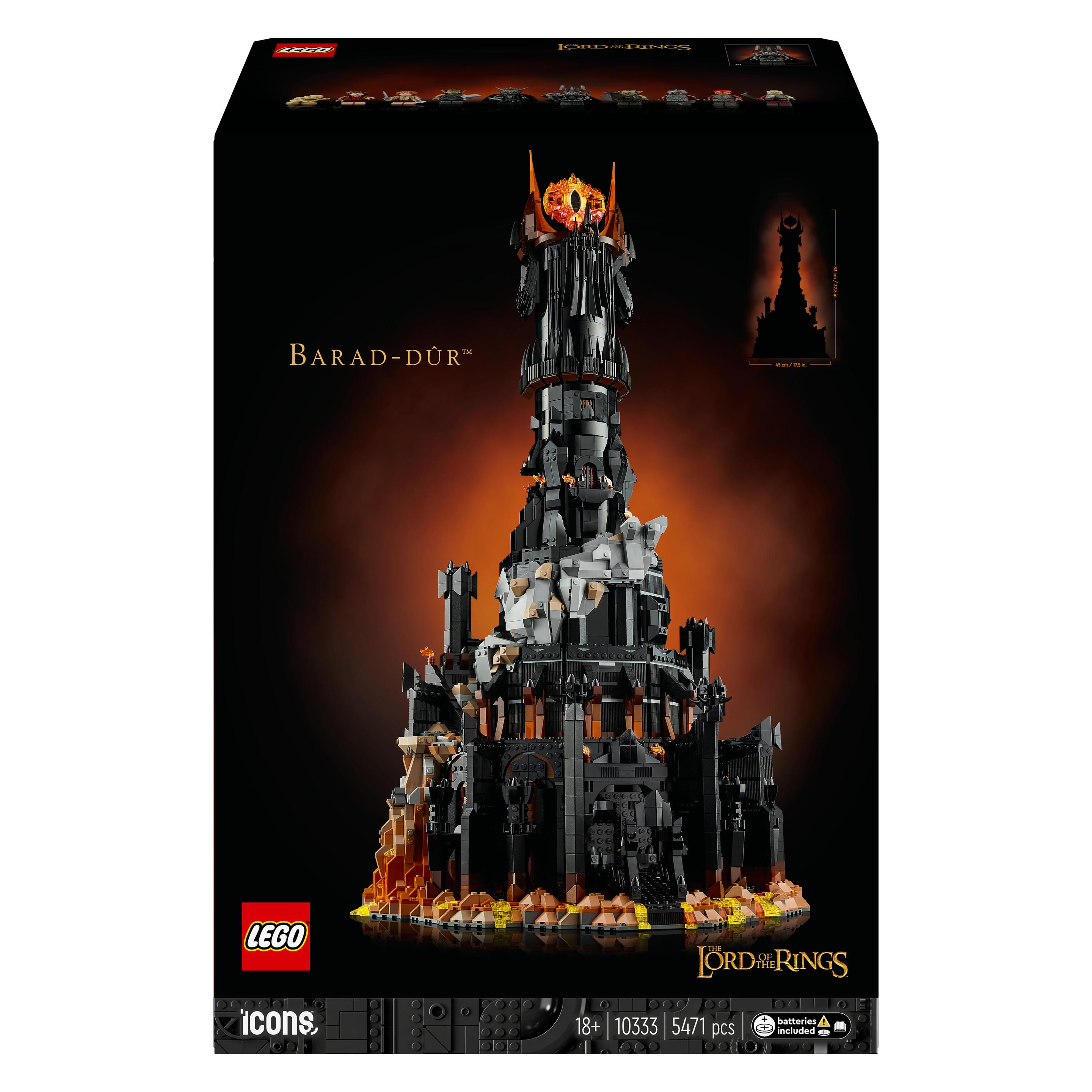 LEGO The Lord of the Rings: Barad-dûr (10333, LEGO Icons, LEGO Seltene Sets) (10333)