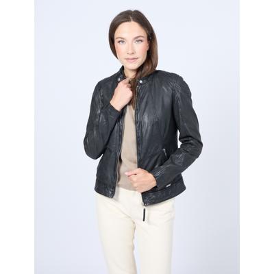 Lederjacke MUSTANG "31020258", Damen, Gr. S, schwarz, Obermaterial: 100% Schafsleder, Jacken