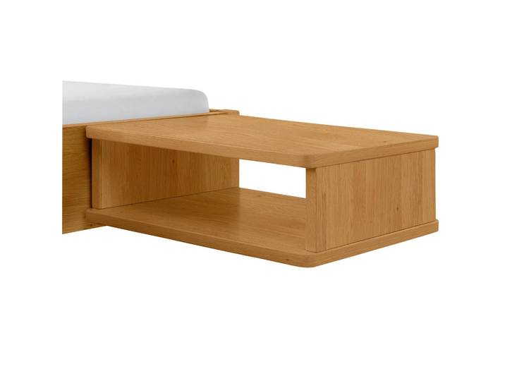 Hasena Nachtschrank, Wildeiche, Holz, Wildeiche, massiv, 48x16x38 cm, Typenauswahl, hängend, Holzmöbel, Holztische, Nachttische Holz