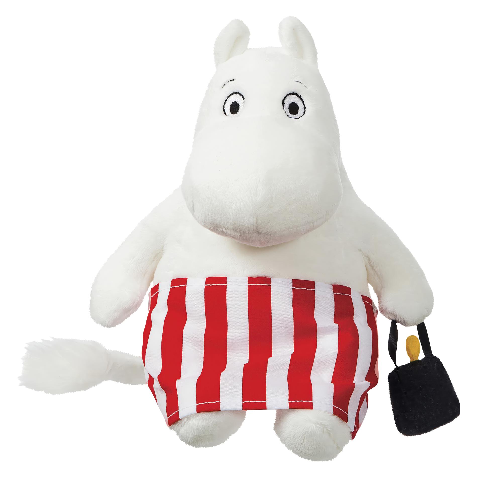 Aurora , 61002, Moomin Official Merchandise, MOOMIN Moominmamma 8in, Soft Toy, White (20 cm) (26533)