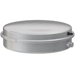 Flamco Cubex R 14 liter rund flad trykekspansionsbeholder med gummimembran, Galvaniseret udvendigt., Zubehör Heizen