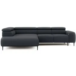 Ecksofa Naldo Stoff Dark Shadow