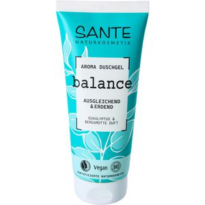 SANTE Duschgel Naturkosmetik Balance Eukalyptus & Bergamotte, unisex, Flasche, 200ml