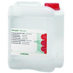 B.Braun Desinfektionsmittel 19288, Meliseptol Foam pure, für Flächen, alkoholisch, Kanister 5 Liter