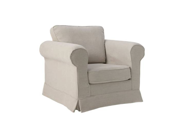 Fauteuil en tissu h 85 beige
