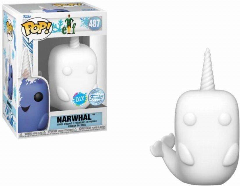 Funko Pop! Disney: Elf - Narwhal (DIY) (White) (Special Edition) #487 Vinyl
