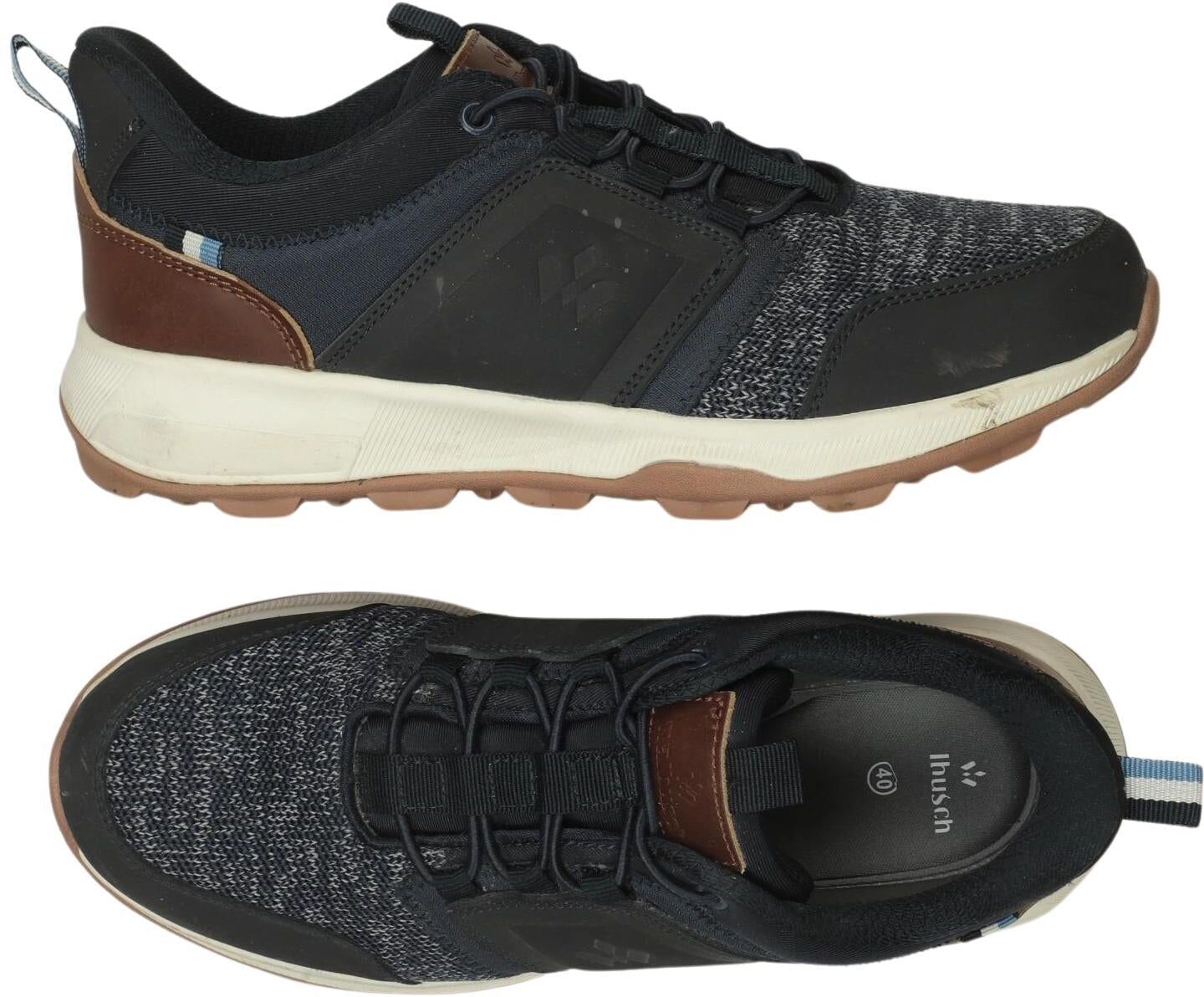 Walbusch Herren Sneaker, Mehrfarbig, Gr. EU 40, Leder - Second Hand