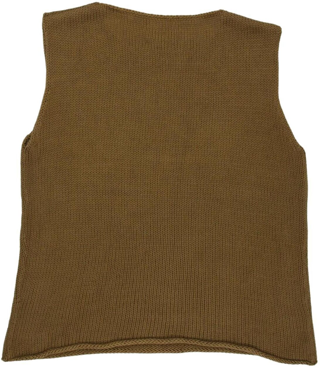 American Vintage Damen Pullover, Braun, Gr. S, Baumwolle - Second Hand
