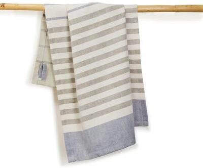 "AVOCADO Handmade Kitchen Towel by Sustainable Threads   100% Cotton   Fairtrade   27""x19"" (Set of 2)"