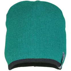 Strickmütze 2-farbig - grün/schwarz