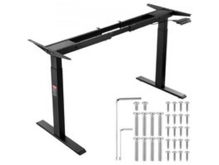 VEVOR Schreibtisch Gestell mit Doppelmotor, einstellbare Höhe von 70-117 cm und Länge 110-178 cm, elektrisches Tischgestell, ergonomische DIY-Arbeitsplatzbasis (nur schwarzer Rahmen)