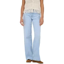 Only Judy Jeans Straight Leg in heller Waschung-M
