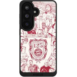Nivocase Handyhülle für Samsung Galaxy S26 Hülle NIVOpure Case Schwarz FC Bayern München Offizielles (Samsung Galaxy S26), Smartphone Hülle, Schwarz