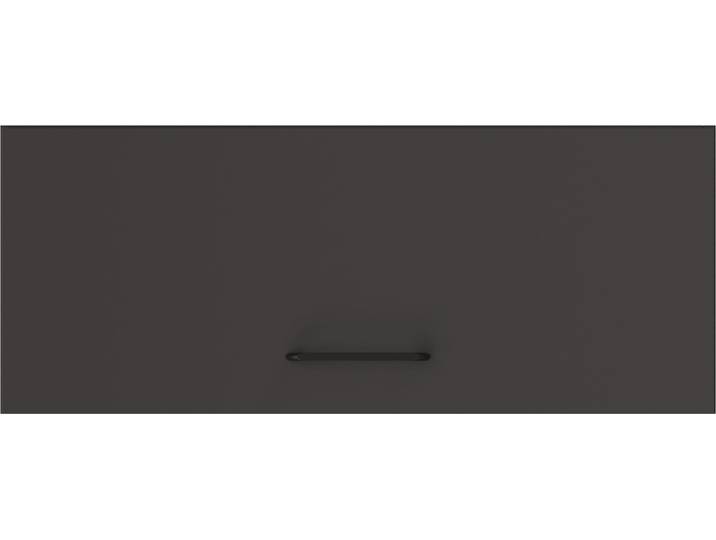 Klapphängeschrank IMPULS KÜCHEN Tirana , In zwei Breiten für eine flexible Nutzung,, Höhe: 35,7 cm , beige (grafit), B:90cm H:35,7cm T:34,2cm, Dekorfolie, Holzwerkstoff, Schränke, vormontiert, mit Klappe