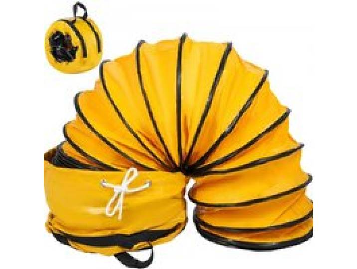VEVOR Tuyau de Ventilation Longueur 7,6 m Conduit Flexible en PVC Tuyau d'Évacuation Flexible pour Ventilateurs Diamètre de 30,48 cm Gaine Flexible Pliable pour Extracteurs d'Air Échappement Usines