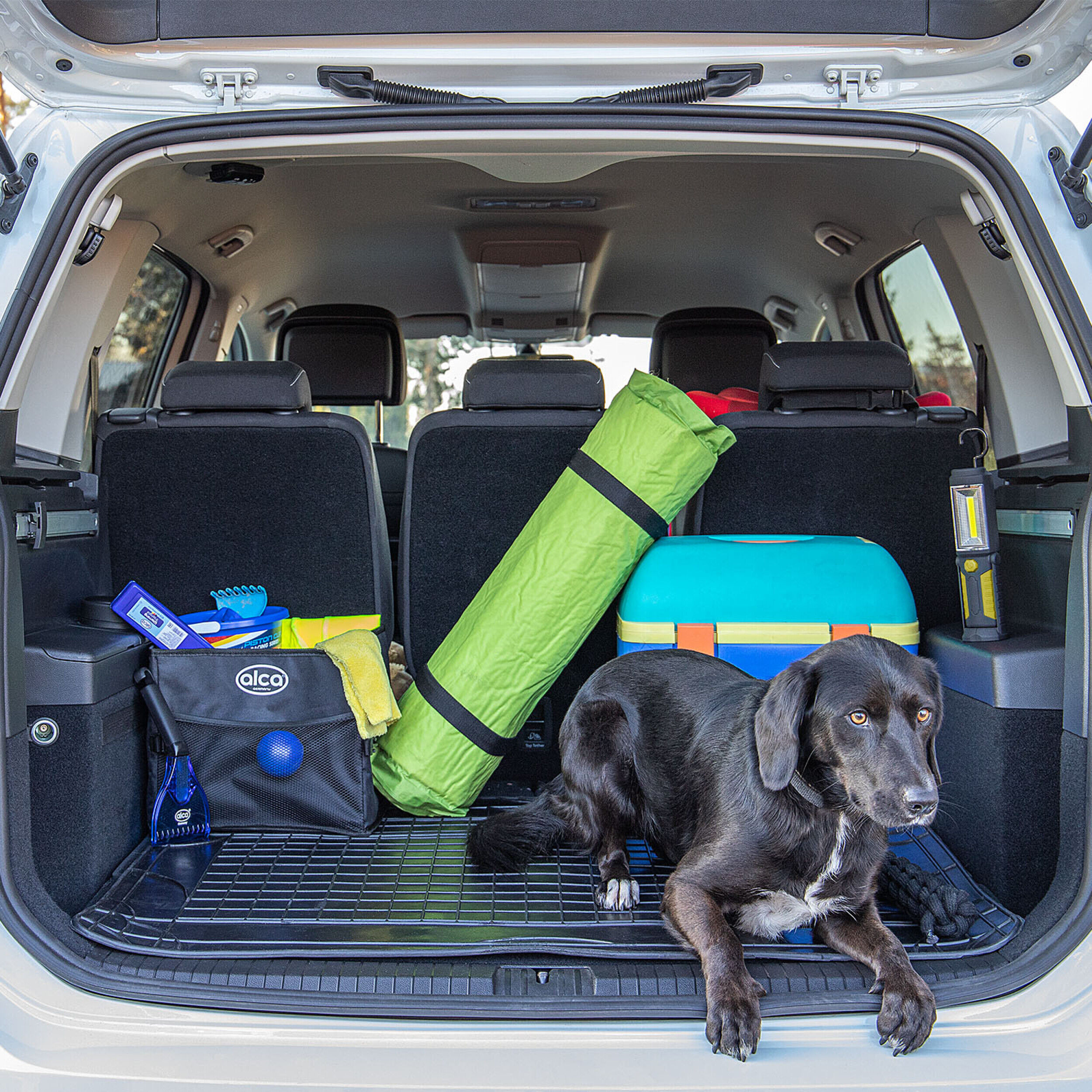Alca Kofferraummatte Gummi 100x80cm Schwarz 732110