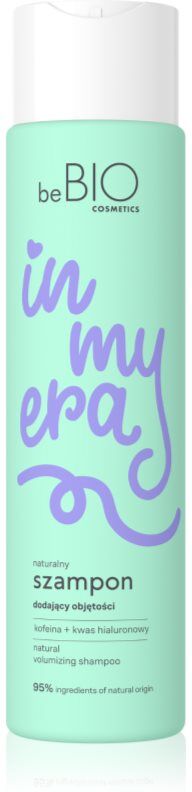beBIO In My Era Natural Volumizing shampoing pour donner du volume aux cheveux fins 300 ml