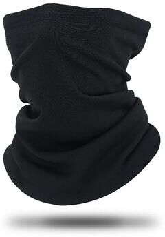 Inspire Select KoKossi Windproof Polar Fleece Neck Gaiter Winter Cycling Face Mask & Thermal Neck Warmer black
