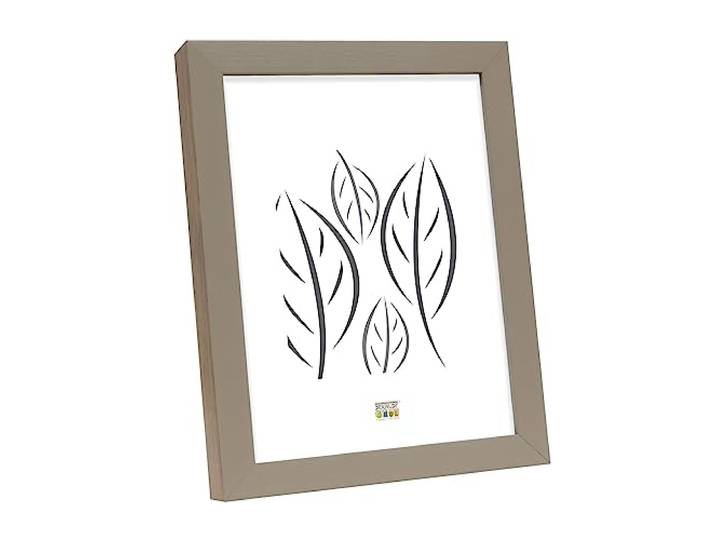 Deknudt Beige houten fotolijst met houten rand